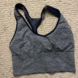Grey & Blue Sports Bra Victoria Secret Pink Size M